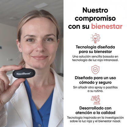 NasalReset® — Terapia de Luz Roja Nasal