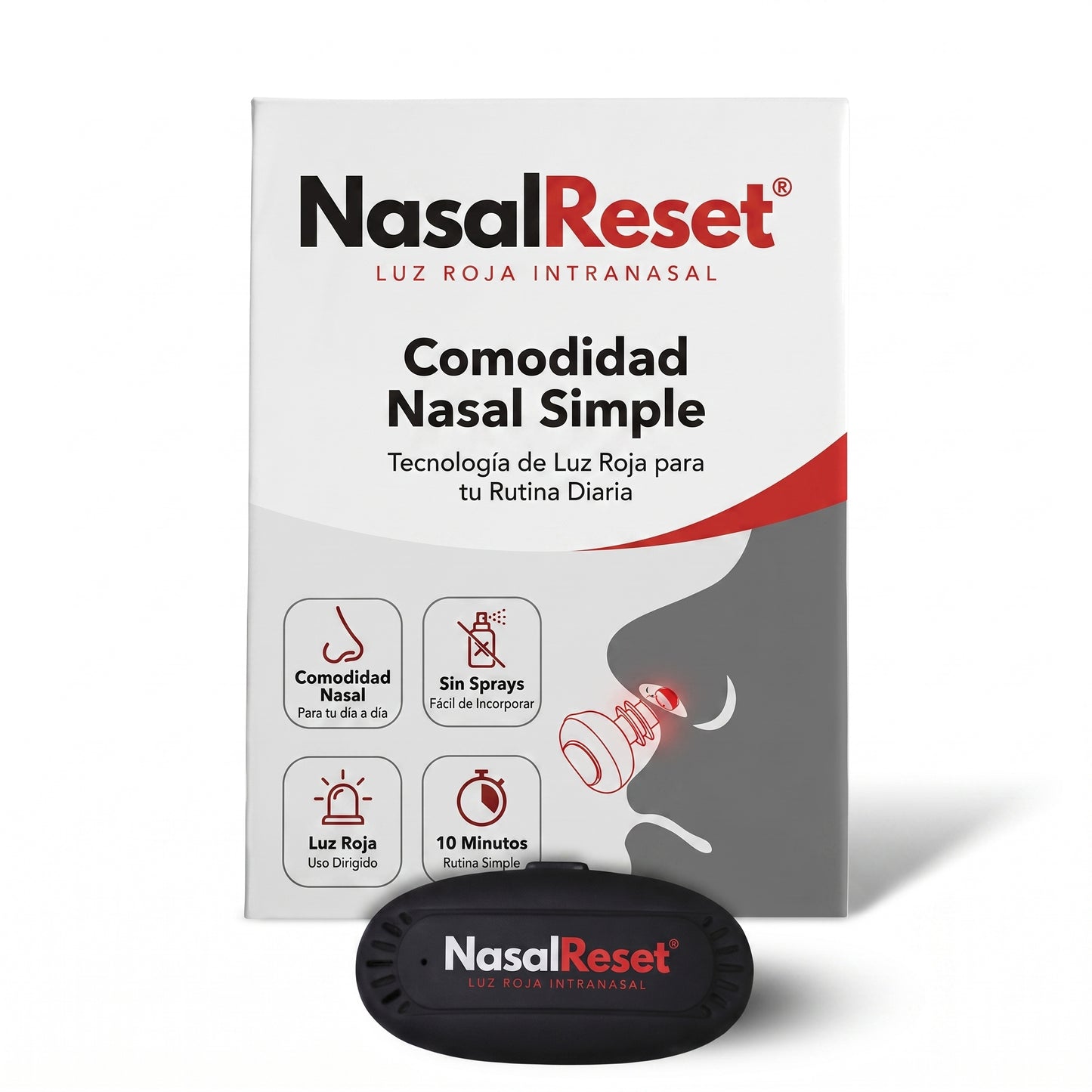 NasalReset® — Terapia de Luz Roja Nasal
