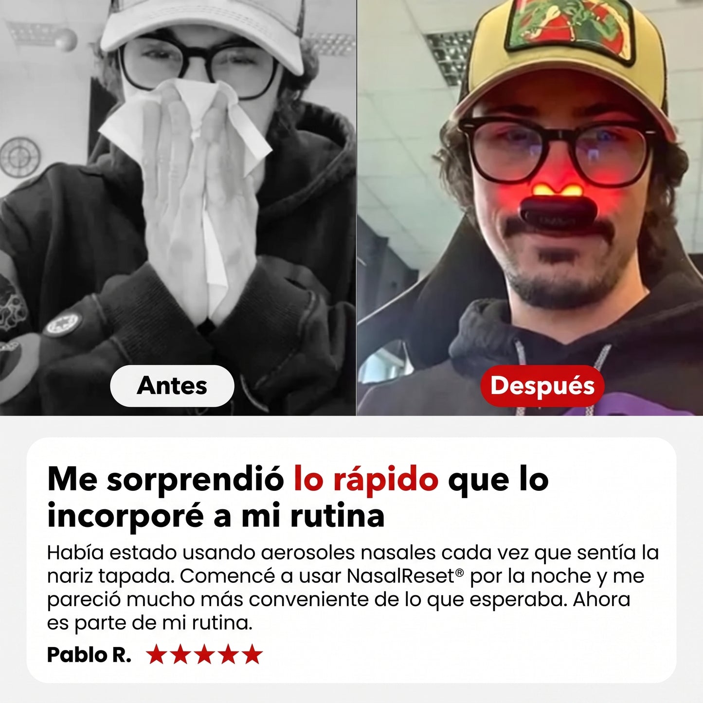 NasalReset® — Terapia de Luz Roja Nasal